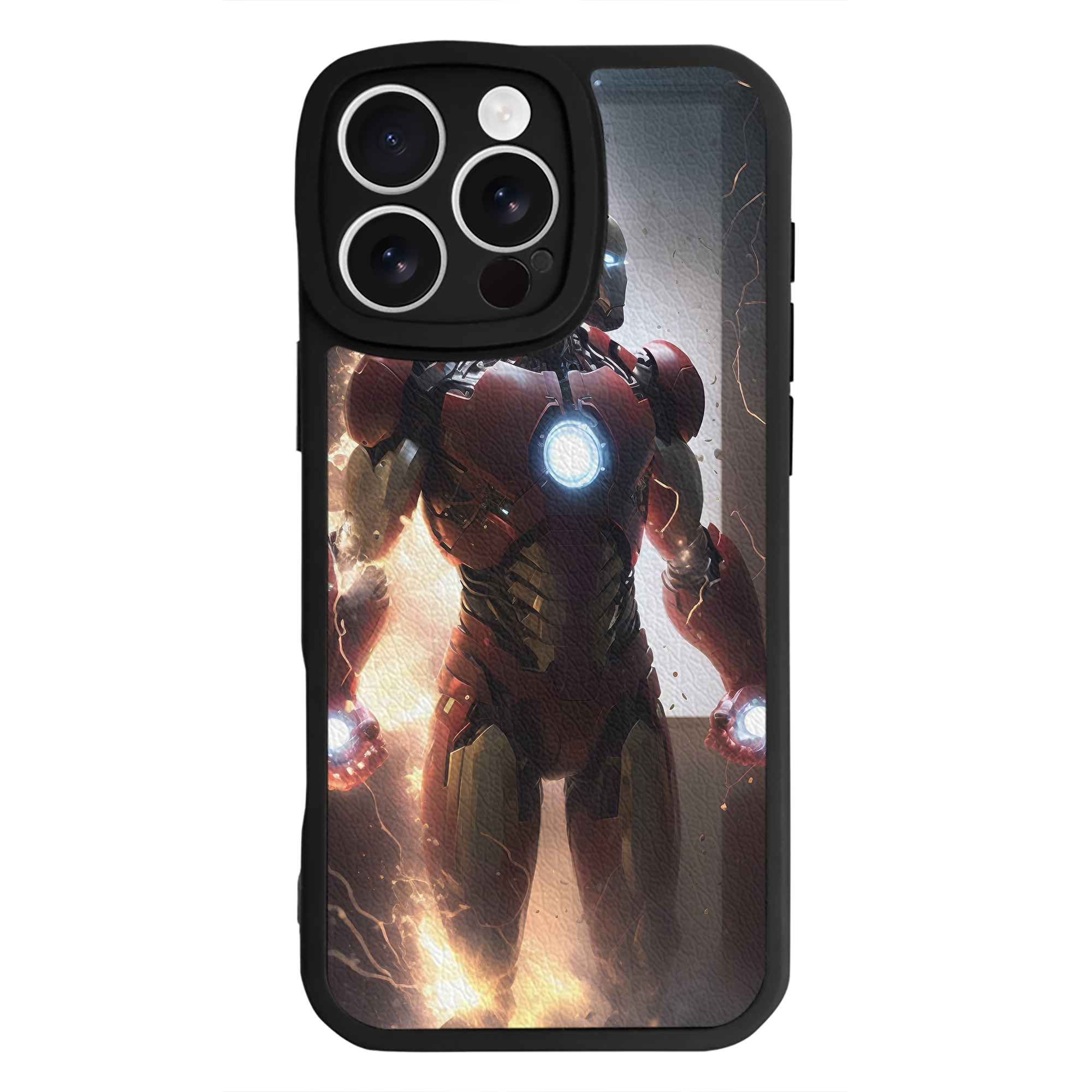 （画像用） アベンジャーズ The Avengers 【iPhone 16シリーズ対応】シリコンスマホケース（レザー調） 材質：シリコン